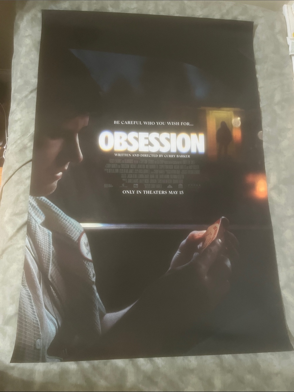 Obsession 27x40 Movie Poster Orig DS Double Sided Curry Barker NM